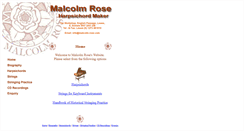 Desktop Screenshot of malcolm-rose.com
